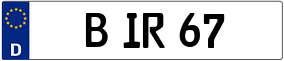 Truck License Plate
